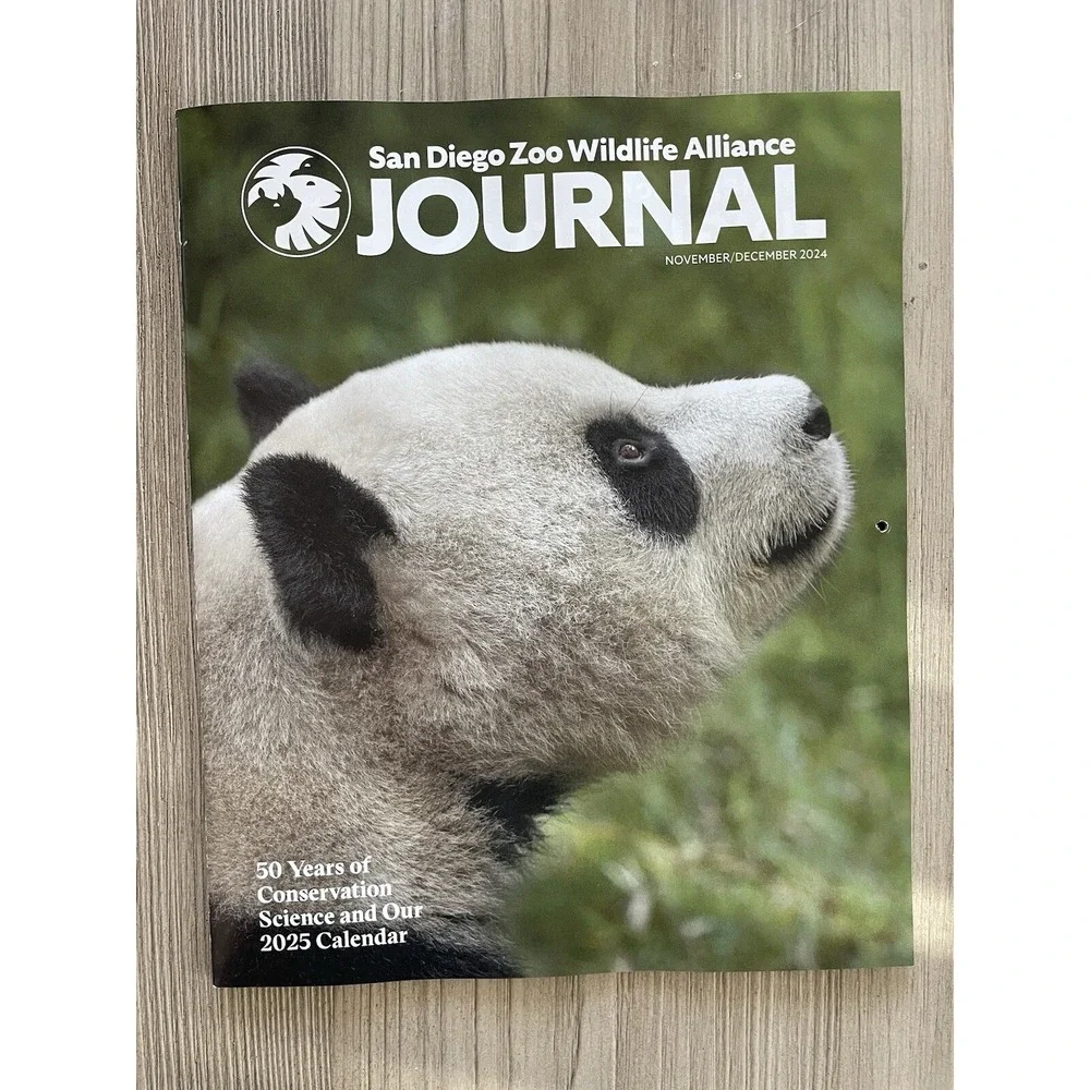 San Diego Zoo Wildlife Alliance Journal Nov/Dec 2024 Pandas w/ 2025 CALENDAR